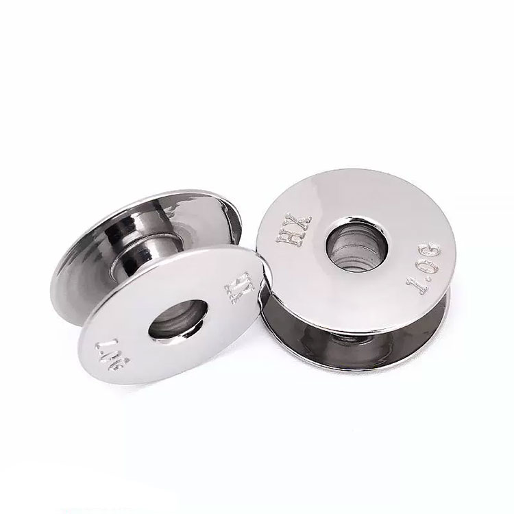 Embroidery machine stainless steel shuttle core, super hard, wear-resistant, rust resistant, 1.0 times the diameter, 2.1cm stainless steel shuttle core